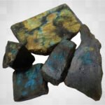 Natural 150 to 200gm  Stone Rough Natural raw Crystal Rock for Healing Meditation Decoration and vastu Correction (Labradorite)