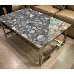 GREY AGATE TABLE TOP