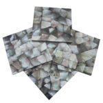 MOP (Mother of Pearl) Coaster for Set of 4 pcs Table Ware Decoration, Cup Mat, Coasters Dining Table hot pots
