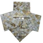 MOP (Mother of Pearl) Coaster for Set of 4 pcs Table Ware Decoration, Cup Mat, Coasters Dining Table hot pots