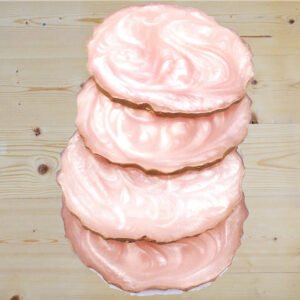 PINK COLOR RESIN COASTER