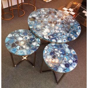 BLUE AGATE TABLE