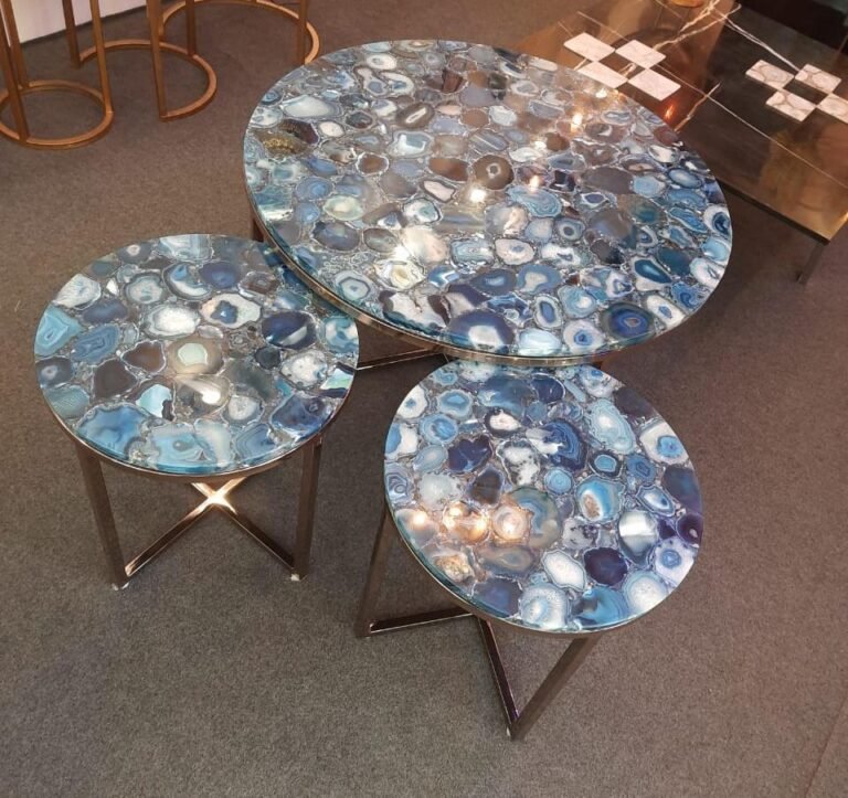 BLUE AGATE TABLE Bansal Handicrafts