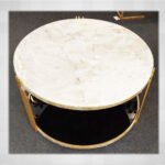 Elegant Marble Center table with Glass perfect for modern interiors