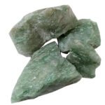 Natural 150 to 200gm Stone Rough Natural raw Crystal Rock for Healing Meditation Decoration and vastu Correction (Green Jade)
