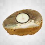 Natural Agate T-Light Candle Holder for Home Decor,Table Decor,Diwali Gifting