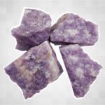 Natural 150 to 200gm Stone Rough Natural raw Crystal Rock for Healing Meditation Decoration and vastu Correction (Lapidolite)