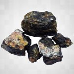 Natural 150 to 200gm Stone Rough Natural raw Crystal Rock for Healing Meditation Decoration and vastu Correction (Black Tourmaline)