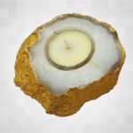 Natural Agate T-Light Candle Holder for Home Decor,Table Decor,Diwali Gifting