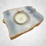 Natural Agate T-Light Candle Holder for Home Decor,Table Decor,Diwali Gifting