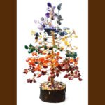 Natural vastu/feng Shui Seven Chakra 400beads Gemstone Tree for Life vastu Decoration