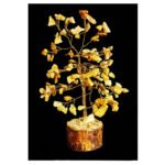 Natural vastu/feng Shui Yellow Aventurine 150beads Gemstone Tree for Life vastu Decoration
