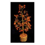 Natural vastu/feng Shui Red Jesper 150beads Gemstone Tree for Life vastu Decoration