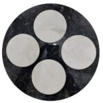 Marble Stone Tea/Coffee/Cocktail Coaster Set Vintage Marble Coaster Set of 4 pcs