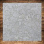 Natural Semiprecious White Quartz  Stone Table Top For Any Living Space (12inch)
