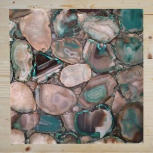 GREEN AGATE TABLE TOP