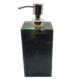 AGATE SOAP DISPENSER NATURAL GREEN JADE STONE