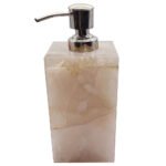 Natural Rose Quartz Semiprecious Stone Liquid Soap Dispenser,Sanitizer Dispenser,Lotion,Shampoo Dispenser 250ml