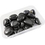 Natural 100 gm Tumble Stone Raw Rough Stone Crystal Healing vastu Gemstone(Black onyx)