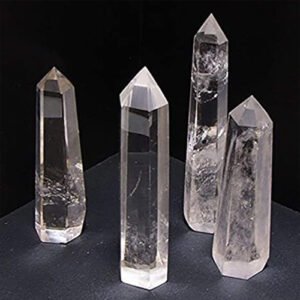 WHITE CRYSTAL  STONE WANDS
