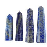 Natural Semiprecious Stone White Crystal pencil 100-110gm for self-confidence, good luck, helps relieve negative energy