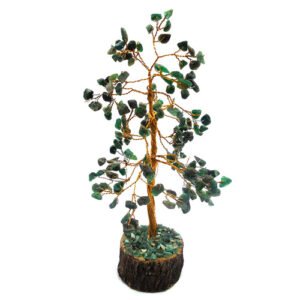 GREEN JADE STONE CHIPS TREE