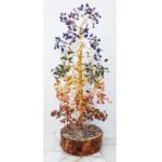 Natural vastu/feng Shui Seven Chakra 1000beads Gemstone Tree for Life vastu Decoration