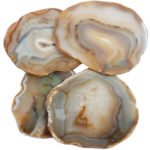 Natural Stone Coaster for Set of 4 for Table Ware for Decoration, Cup Mat, Coasters for Dining Table for hot pots