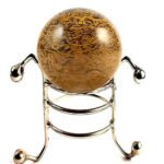 Natural Mariam Stone 35-40mm for Reiki Healing Crystal Stone Ball with Stand for Vastu Correction