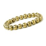 Natural semiprecious stone bracelet for reiki healing and crystal healing for men women and girls (Pyrite)