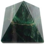 vastu feng Shui 130-140gm Green Jade Crystal Pyramid for Home Decor Positive Energy