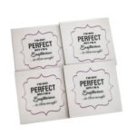 Printed MDF Wooden Coasters set of 4pcs for Home and Kitchen Dining Table Decor Square Coasters Kitchen Decorative Items Table Decoration Home Decor