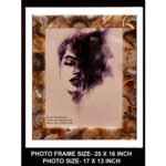 Natural Agate Semiprecious Stone photoframe for home decor (Mix Agate)