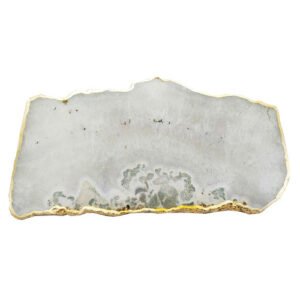 WHITE AGATE PLATTERS