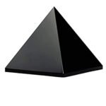vastu feng Shui 30-40gm Black Obsidian Crystal Pyramid for Home Decor Positive Energy