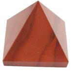 vastu feng Shui 40-45gm Red Jesper Crystal Pyramid for Home Decor Positive Energy