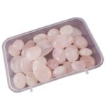 Natural 100 gm Rose Quartz Stone Tumble Tumbled Crystals for Healing Reiki vastu Correction