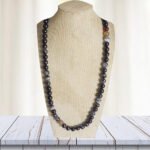 Natural Stone Sulemani Necklace mala 8mm Beads Size, 28 inch. for Men Women Others
