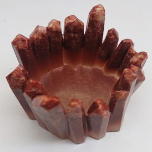 RED JASPER TEA LIGHT HOLDER