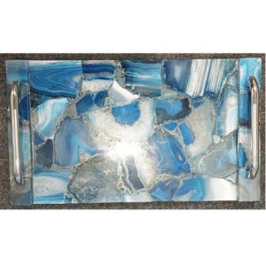 BLUE AGATE TRAY