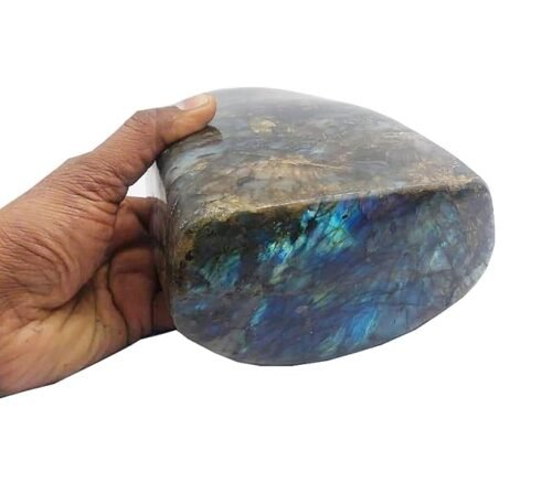 Semiprecious Stone Rough Natural Full Polished Rock for Healing Decoration and vastu Correction (labradorite) - Image 2