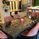 Natural Black Italian Marble Stone Dinning Table for Elegant Dining Spaces(Price on Request)