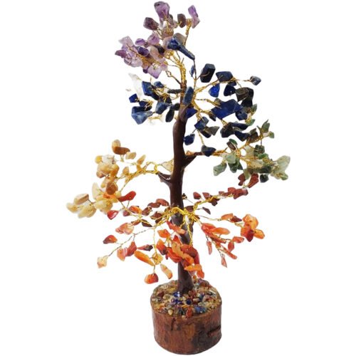 vastu/fengShui M-Seal Crystal Seven Chakra Gemstone Tree for Happiness,Health,Wealth and Good Luck.(300 Beads)